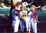 Dixie Harris Trainer, Gail Henion Sheehy, Joyce Gilbert Hood-Jelliff and Rita Kriss Franz